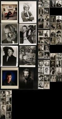 2g433 LOT OF 58 8X10 STILLS OF MALE ACTORS 1940s-1990s portraits of leading & supporting men!