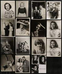 2g497 LOT OF 15 8X10 STILLS OF FEMALE ACTRESSES 1940s-1960s leading & supporting ladies!