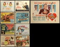 2g244 LOT OF 9 TITLE CARDS 1940s-1960s great images from a variety of different movies!