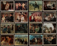 2g492 LOT OF 16 ROBERT TAYLOR COLOR 8X10 STILLS 1950s great images from several of his movies!