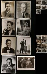 2g478 LOT OF 21 RUDY VALLEE 8X10 STILLS 1930s-1950s a variety of great portraits & movie scenes!