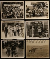 2g548 LOT OF 6 BUCK JONES 1930S 8X10 STILLS 1930s great scenes from some of his movies!