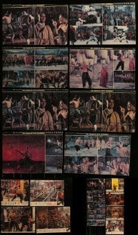 2g057 LOT OF 20 TRIMMED HONG KONG LOBBY CARDS 1970s great scenes from a variety of movies!