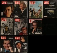2g402 LOT OF 9 LIFE MAGAZINES 1965-1971 Clint Eastwood, James Bond, Frank Sinatra & more!