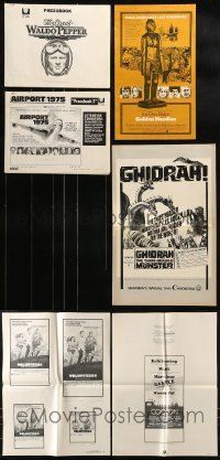 2g293 LOT OF 6 UNCUT PRESSBOOKS AND AD SLICKS 1960s-1980s advertising for a variety of movies!
