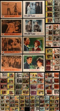 2g181 LOT OF 119 LOBBY CARDS 1950s-1960s incomplete sets from a variety of different movies!