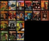 2g400 LOT OF 18 MONSTER MAGAZINES 1970s-2010s filled with wonderful horror images & articles!