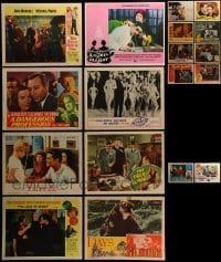 2g228 LOT OF 18 LOBBY CARDS 1940s-1960s great scenes from a variety of different movies!