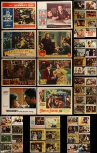2g192 LOT OF 86 LOBBY CARDS 1930s-1970s great scenes from a variety of different movies!