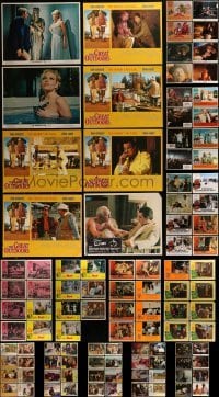 2g186 LOT OF 103 LOBBY CARDS 1950s-1990s incomplete sets from a variety of different movies!