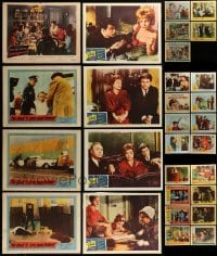 2g219 LOT OF 29 LOBBY CARDS 1940s-1960s incomplete sets from a variety of different movies!