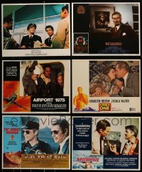 2g252 LOT OF 6 LOBBY CARDS FROM CHARLTON HESTON MOVIES 1960s-1980s great scenes from his movies!