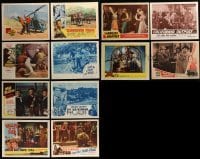 2g238 LOT OF 12 COWBOY WESTERN LOBBY CARDS 1940s-1950s scenes from a variety of different movies!