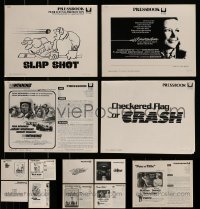 2g286 LOT OF 13 UNCUT PRESSBOOKS 1970s advertising for a variety of different movies!