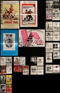 2g277 LOT OF 34 UNCUT PRESSBOOKS 1950s-1970s advertising for a variety of different movies!