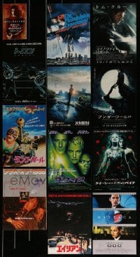 2g580 LOT OF 12 HORROR/SCI-FI JAPANESE CHIRASHI POSTERS 1970s-2010s a variety of great images!