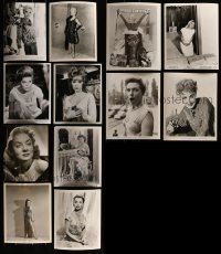 2g507 LOT OF 12 8X10 STILLS OF SEXY WOMEN 1940s-1960s great portraits from a variety of movies!