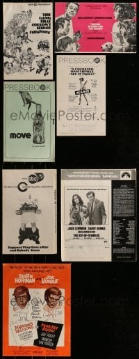 2g292 LOT OF 7 UNCUT PRESSBOOKS 1960s-1970s advertising for a variety of different movies!