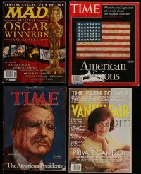 2g407 LOT OF 4 MAGAZINES 1970s-2010s great issues of Mad, Time, Vanity Fair!