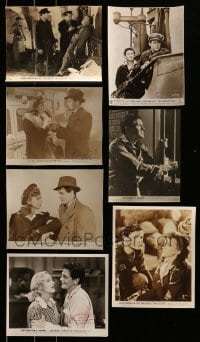 2g536 LOT OF 7 JOHN GARFIELD 8X10 STILLS 1930s-1940s portraits & scenes from his movies!