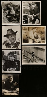 2g537 LOT OF 7 BURT LANCASTER 8X10 STILLS 1950s-1970s portraits & scenes from his movies!