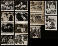 2g503 LOT OF 13 DISNEY LIVE-ACTION 8X10 STILLS 1960s-1970s great scenes from a variety of movies!