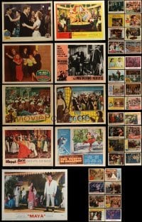 2g207 LOT OF 41 LOBBY CARDS 1940s-1960s great scenes from a variety of different movies!