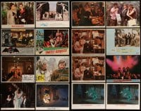 2g233 LOT OF 16 LOBBY CARDS 1960s-1970s great scenes from a variety of different movies!