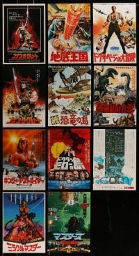 2g582 LOT OF 11 FANTASY/SCI-FI JAPANESE CHIRASHI POSTERS 1960s-1990s a variety of great images!