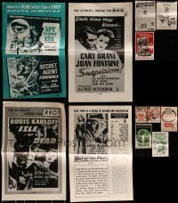 2g288 LOT OF 11 UNCUT PRESSBOOKS 1950s-1960s advertising for a variety of different movies!