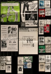 2g273 LOT OF 37 UNCUT PRESSBOOKS 1950s-1970s advertising for a variety of different movies!