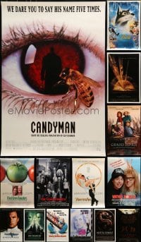 2g831 LOT OF 18 UNFOLDED DOUBLE-SIDED MOSTLY 27X40 ONE-SHEETS 1990s-2000s cool movie images!