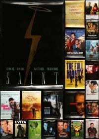 2g804 LOT OF 21 UNFOLDED MOSTLY DOUBLE-SIDED 27X40 ONE-SHEETS 1990s-2000s cool movie images!
