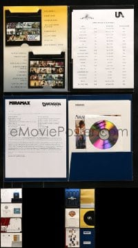 2g373 LOT OF 6 CD PRESSKITS 2000s much info on a variety of different movies!