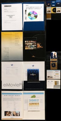 2g372 LOT OF 7 CD PRESSKITS 2000s much info on a variety of different movies!