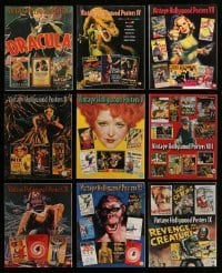 2g411 LOT OF 9 VINTAGE HOLLYWOOD POSTERS AUCTION CATALOGS 1990s-00s color movie poster images!