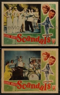 2h849 GEORGE WHITE'S SCANDALS 2 LCs 1945 Joan Davis, Jack Haley, Gene Kroupa and Ethel Smith!