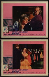 2h876 HUSH...HUSH, SWEET CHARLOTTE 2 LCs 1965 Bette Davis, Olivia de Havilland, Joseph Cotten!