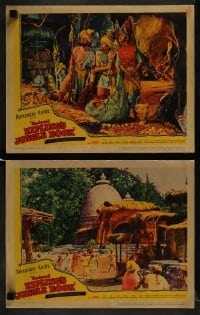 2h885 JUNGLE BOOK 2 LCs 1942 directed by Zoltan Korda, Sabu, from Rudyard Kipling's famous story!