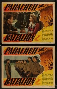2h915 PARACHUTE BATTALION 2 LCs 1941 Buddy Ebsen, Edmond O'Brien, pretty Nancy Kelly!