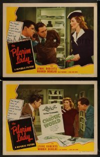 2h920 PILGRIM LADY 2 LCs 1947 Lynne Roberts, Warren Douglas, cool images!