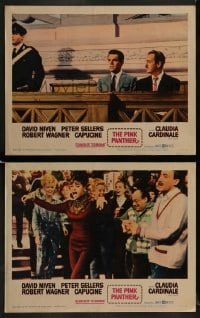 2h921 PINK PANTHER 2 LCs 1964 Peter Sellers, David Niven, Capucine, Wagner, Blake Edwards!