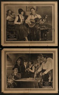 2h925 QUICKSANDS 2 LCs 1923 Richard Dix plays guitar and sings, Helen Chadwick, Howard Hawks!