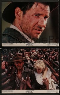 2h186 INDIANA JONES & THE TEMPLE OF DOOM 8 color 11x14 stills 1984 Harrison Ford, Kate Capshaw!