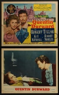 2h015 ADVENTURES OF QUENTIN DURWARD 8 LCs 1955 English hero Robert Taylor romances Kay Kendall!