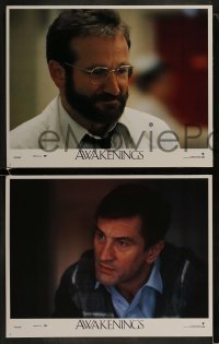 2h034 AWAKENINGS 8 LCs 1990 directed by Penny Marshall, Robert De Niro & Robin Williams!