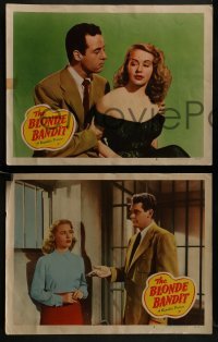 2h510 BLONDE BANDIT 5 LCs 1949 Argentina Brunetti, Robert Rockwell, Dorothy Patrick, film noir!