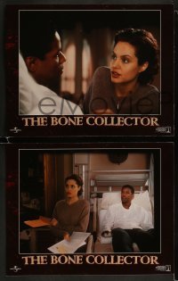 2h059 BONE COLLECTOR 8 LCs 1999 Denzel Washington, Angelina Jolie, Queen Latifah