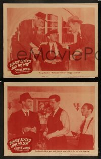 2h681 BOSTON BLACKIE & THE LAW 3 LCs 1946 Chester Morris in the title role, George E. Stone!