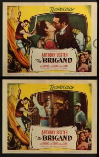 2h069 BRIGAND 8 LCs 1952 Anthony Dexter, Jody Lawrance, Anthony Quinn, Alexandre Dumas!